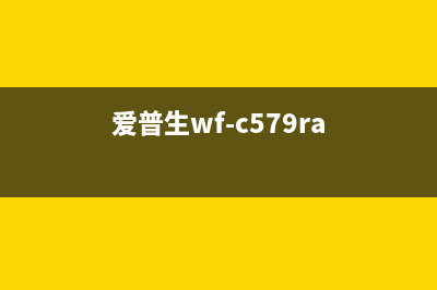 爱普生WFC5790排墨软件怎么使用？(爱普生wf-c579ra)