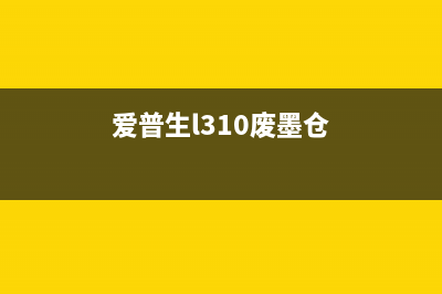 EpsonL313废墨仓价格大揭秘（这样省钱又环保）(爱普生l310废墨仓)