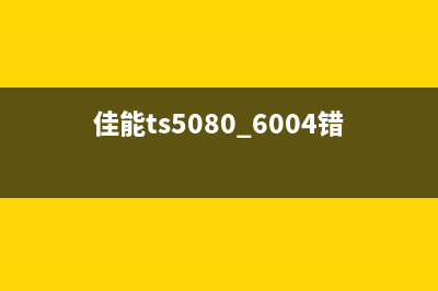 佳能MP450错误代码5b00视频处理（解决方法及视频演示）(佳能ts5080 6004错误)