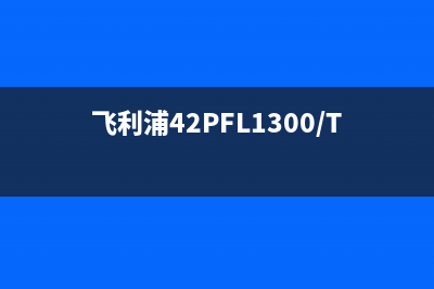 飞利浦42PFL1300/T3液晶电视开机一闪后黑屏 (飞利浦42PFL1300/T3电视机遥控器)