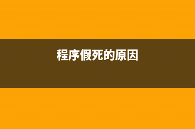 系统程序假死没反应怎么搞定？ (程序假死的原因)