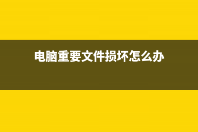 电脑重要文件被删除如何维修？一招教你恢复文件。 (电脑重要文件损坏怎么办)