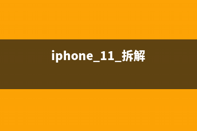 iPhone 11拆解：一部拥有部分Pro技术的XR (iphone 11 拆解)