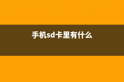 手机SD内存卡有空间不能下载东西的怎么修理 (手机sd卡里有什么)