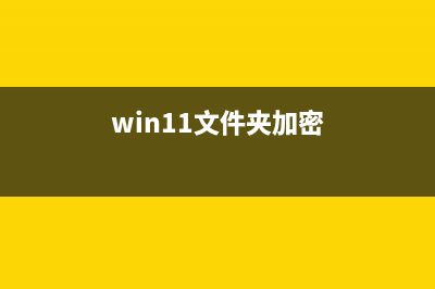 win11文档加密详细教程 (win11文件夹加密)