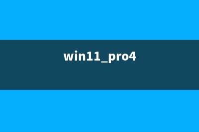 win11 pro版本介绍 (win11 pro4)