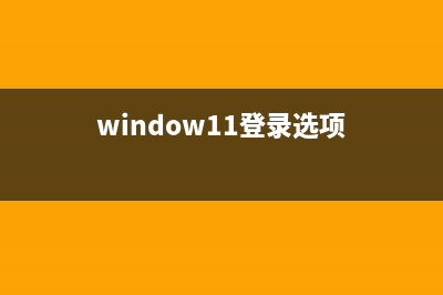 win11登录选项默认登录方式设置教程 (window11登录选项)