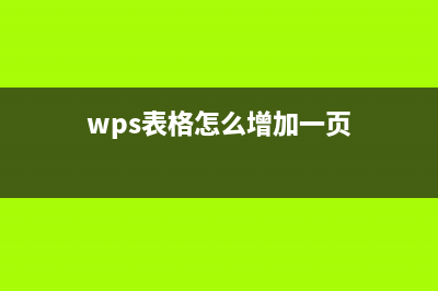 wps表格怎么增加行列详细教程 (wps表格怎么增加一页)