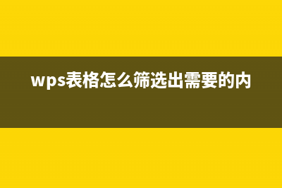 wps表格的基本操作教程 (wps表格的基本操作步骤)