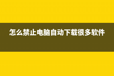 怎么禁止电脑自动进入待机状态 (怎么禁止电脑自动下载很多软件)