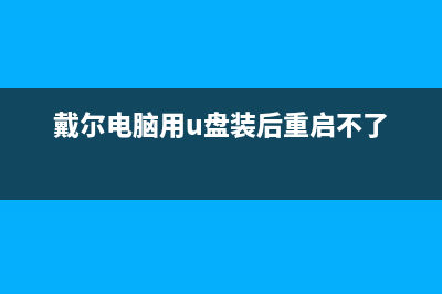 戴尔电脑u盘重装系统教程 (戴尔电脑用u盘装后重启不了)