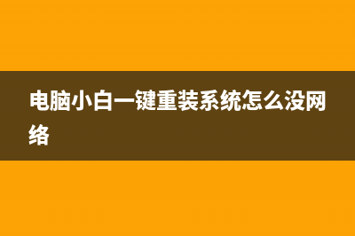 电脑小白一键重装系统可以还原吗 (电脑小白一键重装系统怎么没网络)