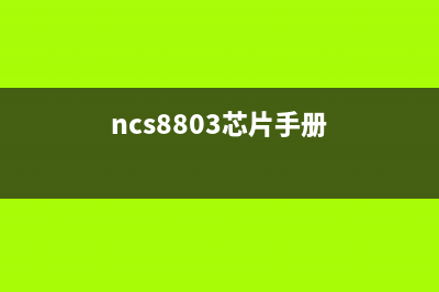 NCS1002芯片功能介绍和引脚功能 (ncs8803芯片手册)