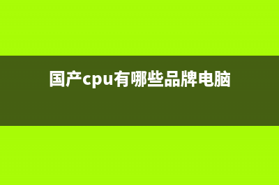 国产CPU在这里！龙芯3A5000即将发布：一种完全自主开发的系统架构 (国产cpu有哪些品牌电脑)