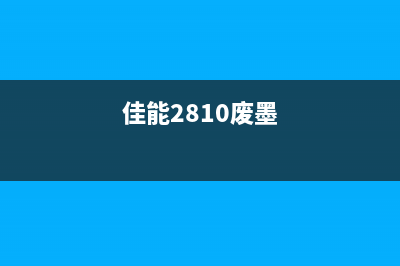 canonG2800废墨如何处理？(佳能2810废墨)