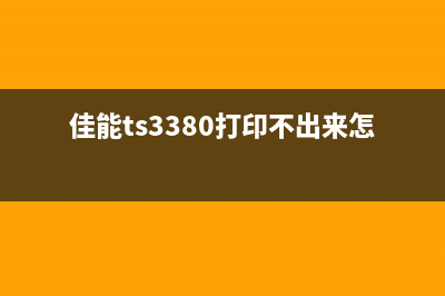 佳能TS3380打印时断行原因分析及解决方法（让你的打印机像新的一样稳定）(佳能ts3380打印不出来怎么办)