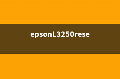 epsonL3250resetter下载及使用教程
