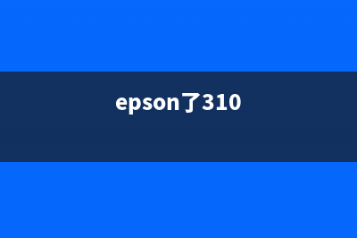 EpsonL310怎么办？解决方法大揭秘(epson了310)