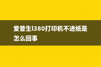 爱普生L380打印机换皮带教程（轻松DIY，让打印机复活）(爱普生l380打印机不进纸是怎么回事)