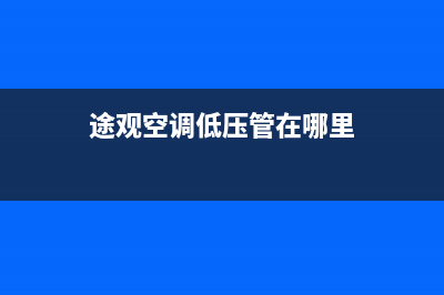 途观混动空调压缩机故障(大众途观空调压缩机工作原理)(途观空调低压管在哪里)