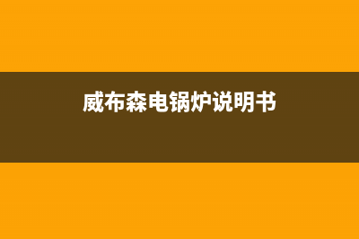 威布森电壁挂炉e4什么故障(威久牌壁挂炉故障e1)(威布森电锅炉说明书)