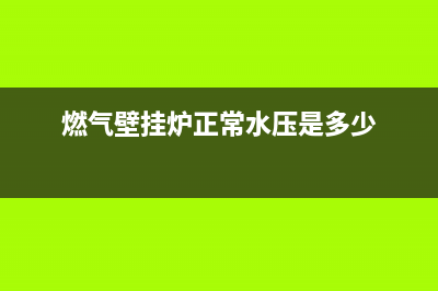 长虹壁挂炉水压故障代码(壁挂炉老是显示水压不足怎么解决)(燃气壁挂炉正常水压是多少)