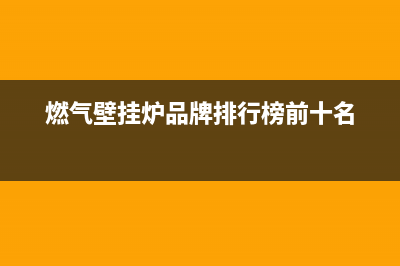 燃气壁挂炉十大故障维修图(燃气壁挂炉故障代码维修及解决方法)(燃气壁挂炉品牌排行榜前十名)