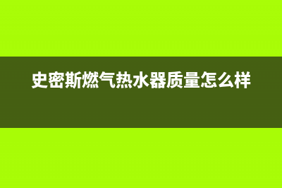 史密斯燃气热水器定时巡航机制揭秘(史密斯燃气热水器质量怎么样)