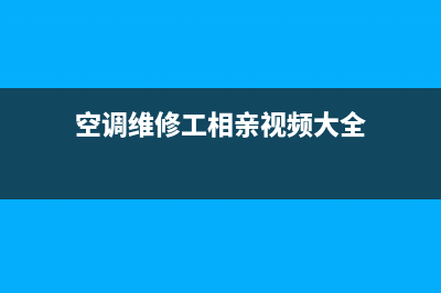 空调维修工相亲全集(空调维修工相亲视频大全)