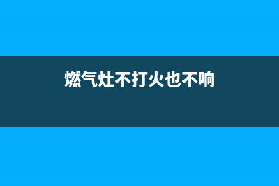 燃气燃气灶不打火维修_燃气灶不打火原因及维修价格(燃气灶不打火也不响)