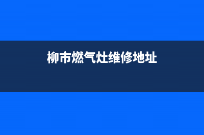 柳市燃气灶维修(柳市燃气灶维修地址)