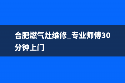 合肥燃气灶维修推荐_合肥经开区燃气灶维修(合肥燃气灶维修 专业师傅30分钟上门)