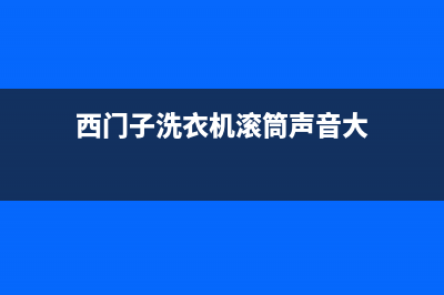 西门子洗衣机滚筒维修拆装(西门子洗衣机滚筒声音大)