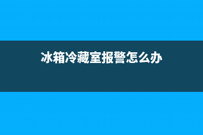 饭店冰箱冷藏故障案例视频(冰箱冷藏室指示灯闪烁是什么故障)(冰箱冷藏室报警怎么办)