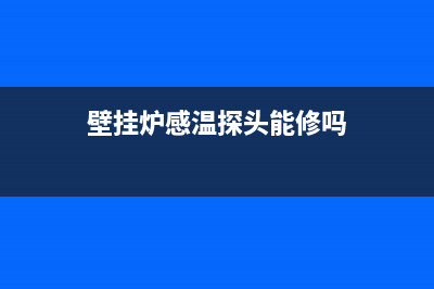 壁挂炉热感器故障(壁挂炉热感器多钱)(壁挂炉感温探头能修吗)