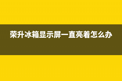 荣升冰箱故障代码意思解释(荣升冰箱一直不停工作什么原因)(荣升冰箱显示屏一直亮着怎么办)