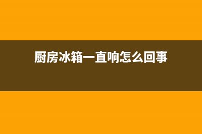 厨房冰箱常见故障(厨房冰箱常见故障有哪些)(厨房冰箱一直响怎么回事)