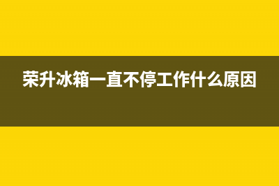 荣升冰箱推理故障(荣升冰箱报警)(荣升冰箱一直不停工作什么原因)