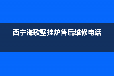 青海西宁海歌壁挂炉故障(海歌壁挂炉故障代码)(西宁海歌壁挂炉售后维修电话)