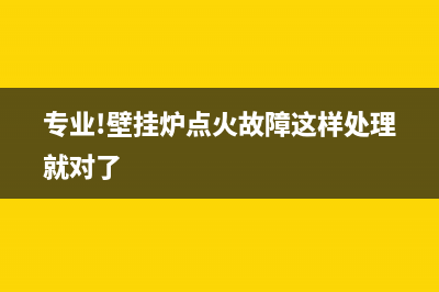 格力壁挂炉点火故障(格力壁挂炉点火故障怎么处理)(专业!壁挂炉点火故障这样处理就对了)