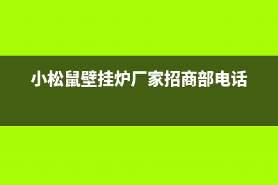 望城小松鼠壁挂炉维修(小松鼠壁挂炉厂家招商部电话)