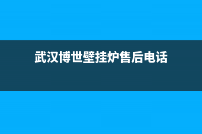 武汉博世壁挂炉主板维修(武汉博世壁挂炉售后电话)