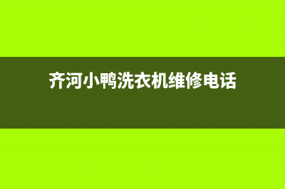 齐河小鸭洗衣机维修(齐河小鸭洗衣机维修电话)