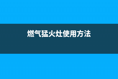 西安猛火灶燃气灶维修、西安燃气灶维修部(燃气猛火灶使用方法)