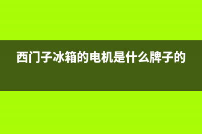 西门子冰箱的电脑板维修(西门子冰箱的电机是什么牌子的)