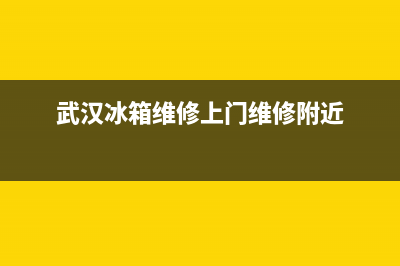 武汉冰箱维修(武汉冰箱维修上门维修附近)