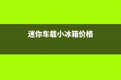 迷你车载小冰箱维修视频(迷你车载小冰箱价格)