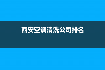 西安空调末端清洗维修电话(西安空调清洗公司排名)