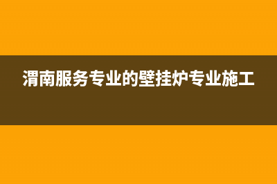 渭南蒲城壁挂炉维修电话(渭南服务专业的壁挂炉专业施工)