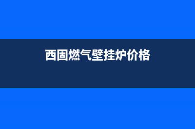 西固燃气壁挂炉维修(西固燃气壁挂炉价格)